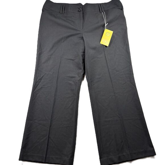Lane Bryant Pants Houston Trouser NWT Right Fit 2 Black 4x Petite C125 - Picture 1 of 11